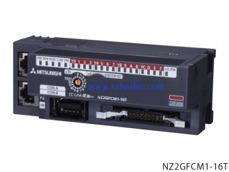 NZ2GFCM1-16D |16点 DC24V（漏型）输入，远程模块、MIL连接器、1线式