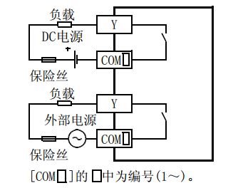 三菱plc输出接线