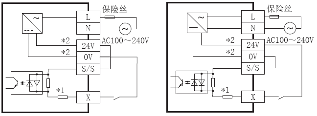 FX3S-30MT-DS输入接线