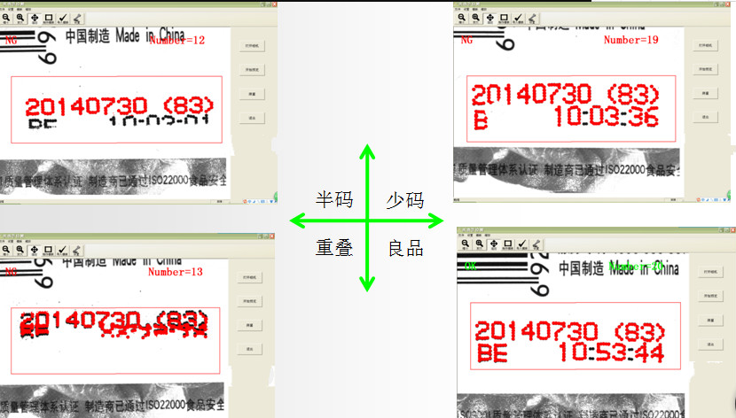 三菱机器视觉在药品行业标签字符的检测